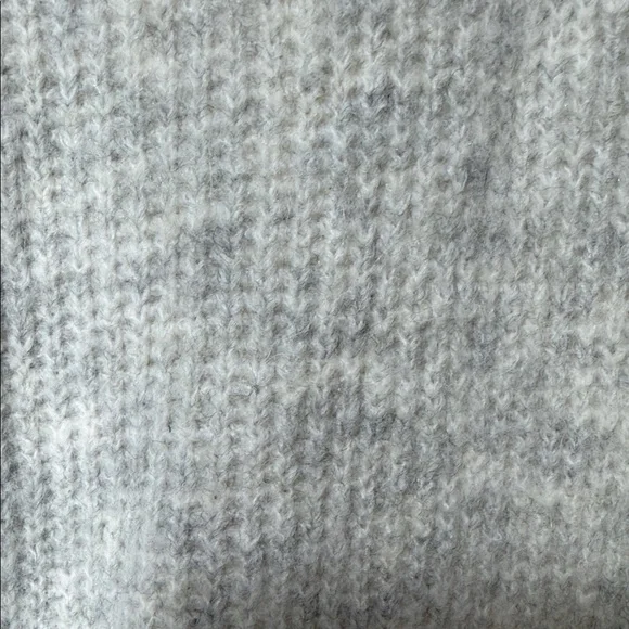LOFT Heather Gray Ribbed Cardigan - Picture 3 of 5